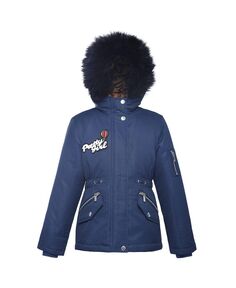 Куртка-парка с утепленным капюшоном для маленьких и больших девочек Rokka&amp;Rolla Rokka&Rolla