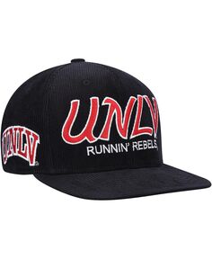 Черная вельветовая шляпа Snapback для мальчиков UNLV Rebels с надписью Mitchell &amp; Ness