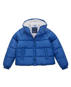 Тяжелая куртка-пуховик для маленьких и больших девочек, пальто-пузырь на подкладке из шерпы Rokka&amp;Rolla Rokka&Rolla