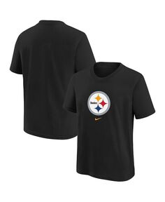 Черная футболка с надписью Little Boys Pittsburgh Steelers Team Nike