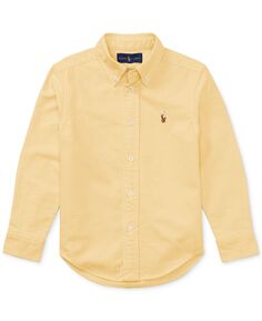 Хлопковая оксфордская рубашка для малышей и маленьких мальчиков Polo Ralph Lauren