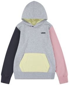 Пуловер с капюшоном для мальчиков и малышей с цветными блоками Levi&apos;s Levis