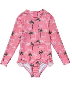 Экологичный костюм для серфинга Palm Paradise для малышей и девочек LS Snapper Rock