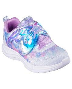 Слипоны для маленьких девочек - Glimmer Kicks - повседневные кроссовки Fairy Chaser от Finish Line Skechers