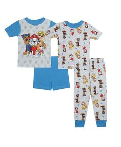 Шорты, футболка и пижама для маленьких мальчиков, комплект из 4 предметов PAW Patrol