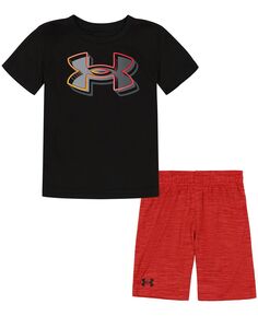 Комплект из футболки и шорт с логотипом Little Boys Under Armour