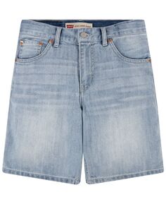 Свободные джинсовые шорты для мальчиков с поясом для малышей Levi&apos;s Levis