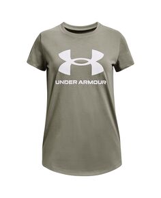 Футболка с коротким рукавом и логотипом Big Girls Sportstyle Under Armour