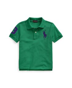 Рубашка поло из хлопковой сетки Big Boys Big Pony Polo Ralph Lauren