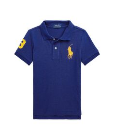 Рубашка-поло из хлопковой сетки Big Pony для малышей и маленьких мальчиков Polo Ralph Lauren