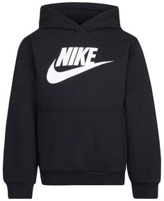 Флисовый пуловер с капюшоном для спортивной одежды для маленьких мальчиков Nike