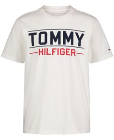 Футболка с рисунком Tommy по центру для мальчиков (для мальчиков) Tommy Hilfiger