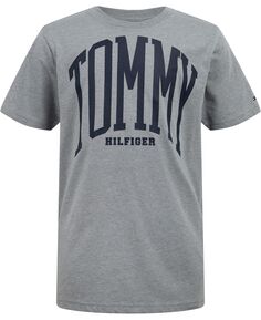 Полномасштабная футболка с короткими рукавами и рисунком для мальчиков для малышей Tommy Hilfiger