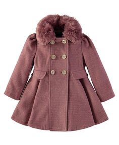Двубортное пальто принцессы для малышей и маленьких девочек S Rothschild &amp; CO