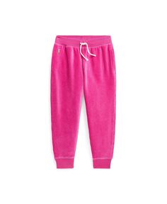 Вельветовые спортивные штаны для малышей и маленьких девочек Polo Ralph Lauren