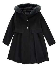 Пальто с капюшоном из искусственного меха для малышей и маленьких девочек S Rothschild &amp; CO