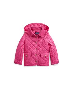 Стеганая водоотталкивающая куртка Barn для малышей и маленьких девочек Polo Ralph Lauren