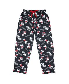 Детские пижамные штаны с принтом Joe Cool Snoopy для мальчиков и девочек Peanuts