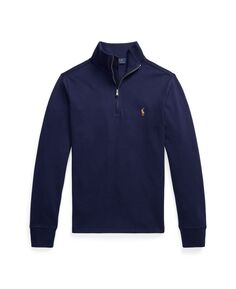 Хлопковый пуловер с молнией в четверть для больших мальчиков Polo Ralph Lauren