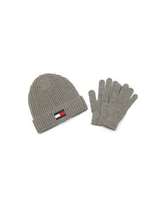 Комплект шапки и перчаток с манжетами в рубчик Big Boys Fisherman, 2 предмета Tommy Hilfiger