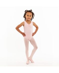 Розовый купальник для малышей и девочек с сетчатой ​​перекрещенной спинкой с блестками и пайетками Flo Dancewear
