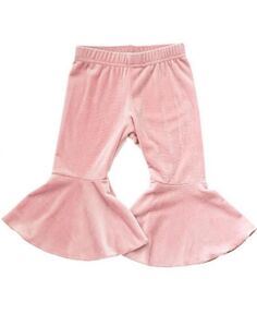 Плиссированные велюровые брюки-клеш для девочек-подростков Lina Bailey&apos;s Blossoms