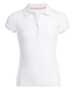 Униформа Plus для девочек, рубашка-поло с короткими рукавами и интерлоком Nautica