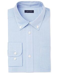 Оксфордская рубашка с передним карманом для больших мальчиков Tommy Hilfiger