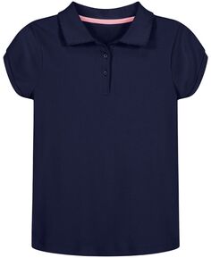 Рубашка поло интерлок с короткими рукавами и униформой для маленьких девочек Nautica