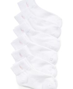 Комплект низких носков-поло для девочек-подростков (6 шт.) Ralph Lauren