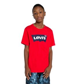 Трикотажная футболка с круглым вырезом и логотипом Big Boys Batwing Levi&apos;s Levis