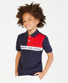 Рубашка-поло с цветными блоками для мальчиков-малышей Tommy Hilfiger