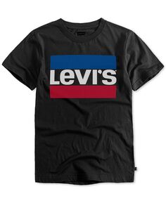 Футболка с круглым вырезом с графическим принтом Little Boys Levi&apos;s Levis