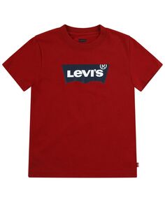 Футболка с короткими рукавами и логотипом Little Boys House Mark Levi&apos;s Levis
