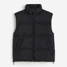 Жилет утепленный H&amp;M Water-repellent Puffer, черный H&M