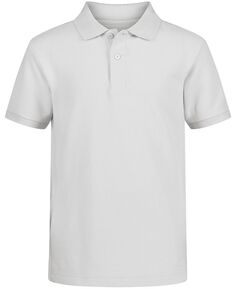Рубашка-поло из эластичного материала с двойным пике для мальчиков Husky Uniform Nautica