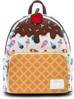 Мини-рюкзак Loungefly Disney Princess с мороженым и принтом по всей поверхности, многоцветный