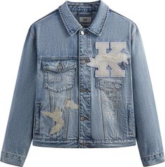 Куртка Kith Embroidered Centre Denim Jacket &apos;Light Indigo&apos;, синий
