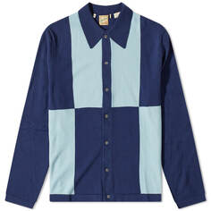 Рубашка Levi&apos;s Vintage Clothing Colourblock Knitted, синий