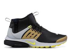 Кроссовки Nike AIR PRESTO MID UTILITY &apos;BLACK YELLOW STREAK&apos;, черный