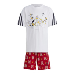 Спортивный костюм Adidas Kids х Disney Mickey Mouse, белый/красный