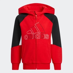 Куртка Adidas LK SP JKT, черный/красный