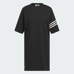 Платье-футболка Adidas Originals Adicolor Neuclassics, черный