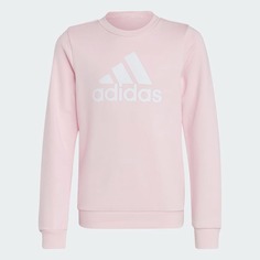 Свитшот Adidas Sportswear Essentials Big Logo Cotton, светло-розовый/белый