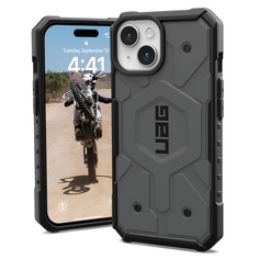 Чехол UAG Pathfinder для iPhone 15, Silver