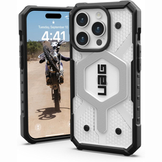 Чехол UAG Pathfinder для iPhone 15 Pro, Ice/Silver