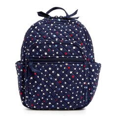 Рюкзак Vera Bradley Cotton Small Women&apos;s, темно-синий/белый