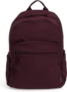 Женский хлопковый рюкзак Vera Bradley Campus, бордовый