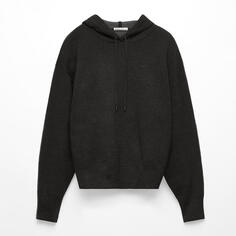 Худи Oysho Knit Hoodie, черный