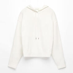 Худи Oysho Knit Hoodie, белый